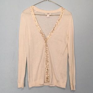 Loft Ann Taylor Light Cartigan Size Small